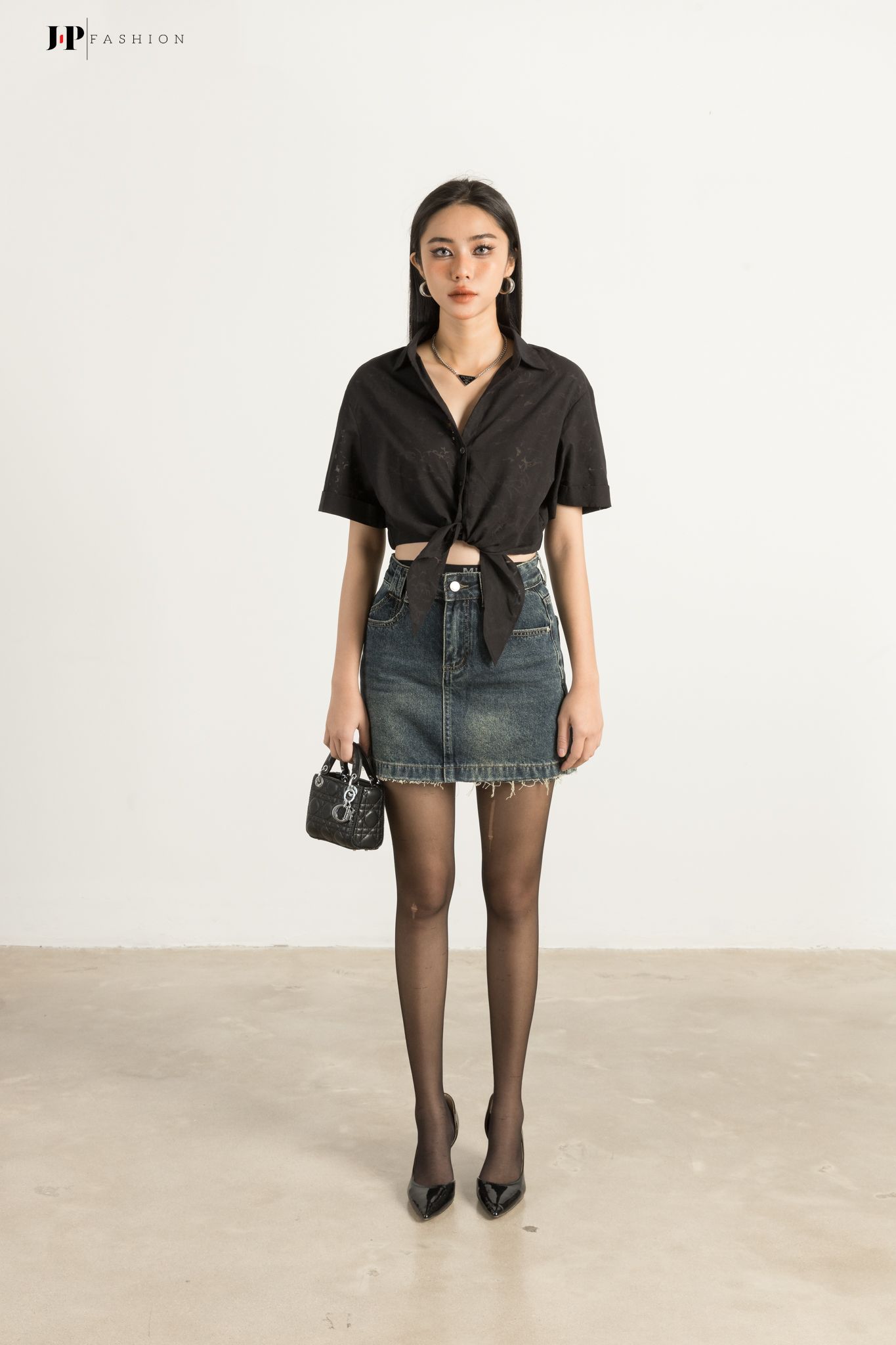 Áo Sơ Mi Linen Croptop 10609889