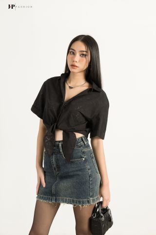Áo Sơ Mi Linen Croptop 10609889