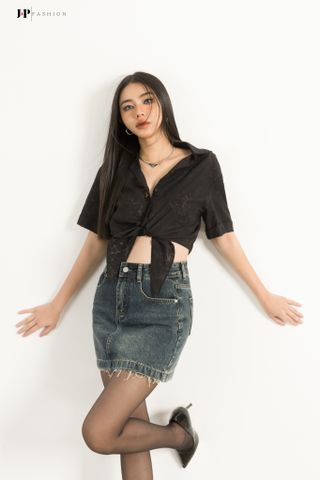 Áo Sơ Mi Linen Croptop 10609889