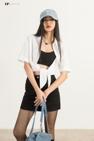 Áo Sơ Mi Linen Croptop 10609889