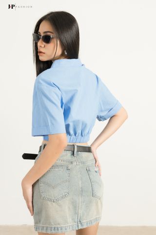 Áo Sơ Mi Linen Croptop 10609889