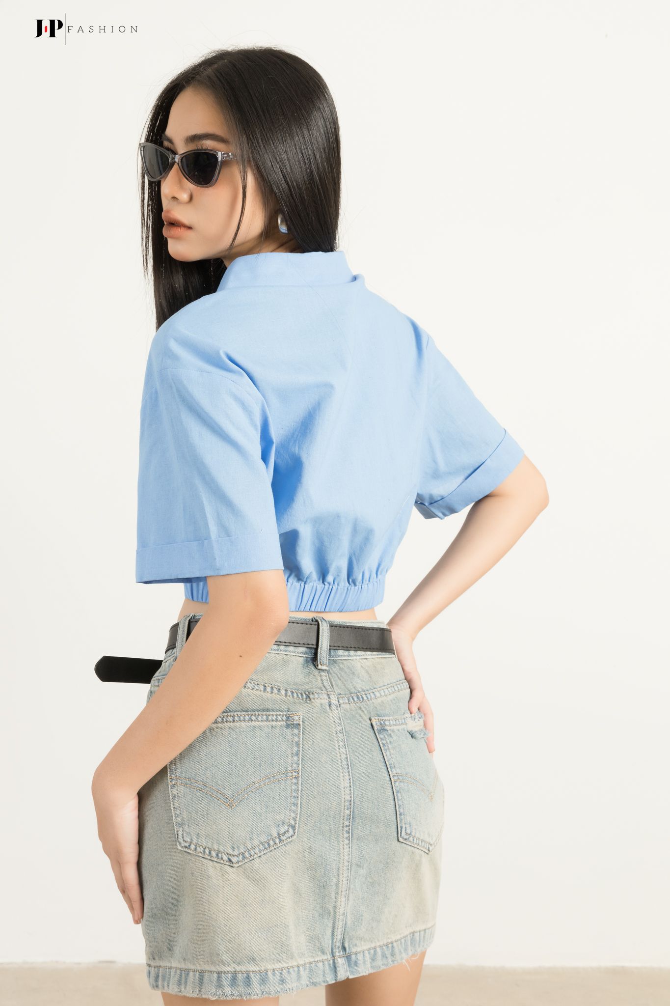 Áo Sơ Mi Linen Croptop 10609889