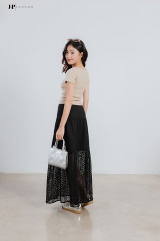 Chân Váy Dài Phối Ren 17009891