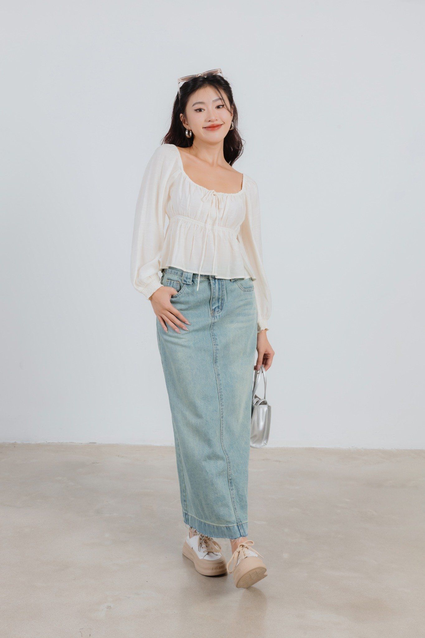 Chân Váy Jean Dài 17009800