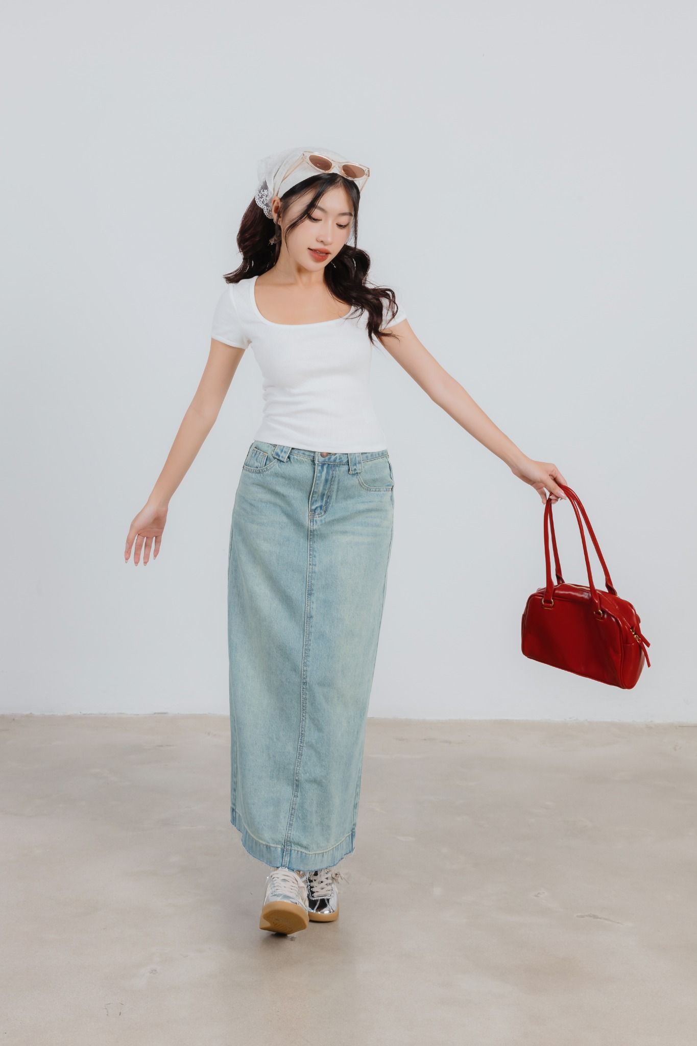 Chân Váy Jean Dài 17009800