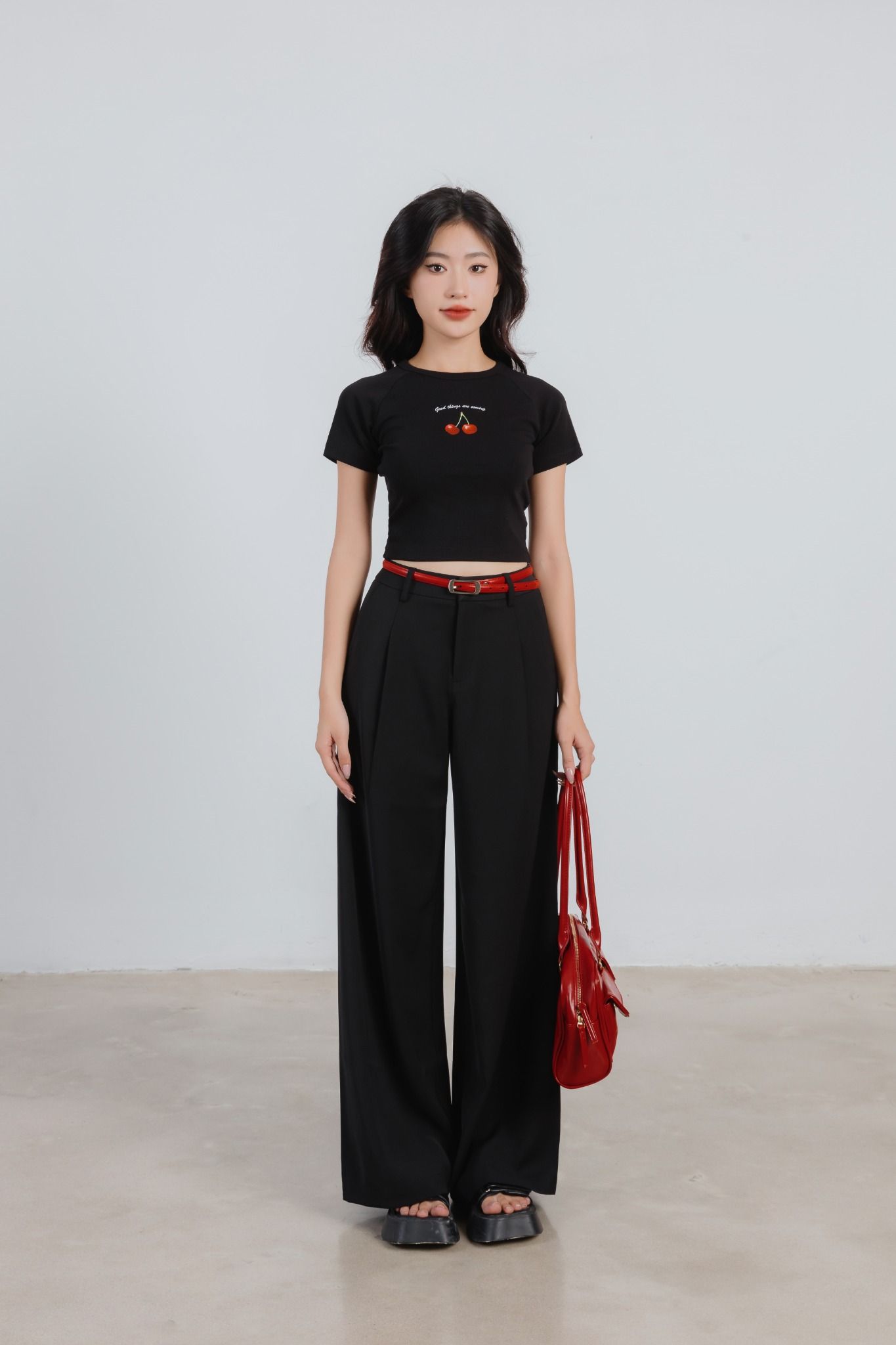 Quần Ống Rộng Kaki 19010049