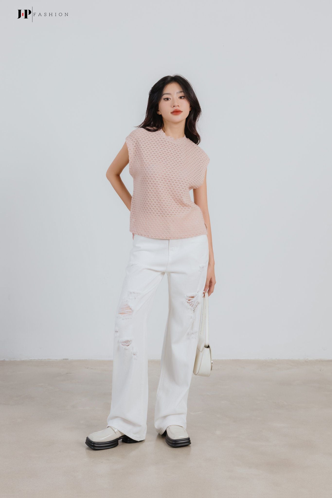 Quần Jean Rách Ống Rộng 11109990