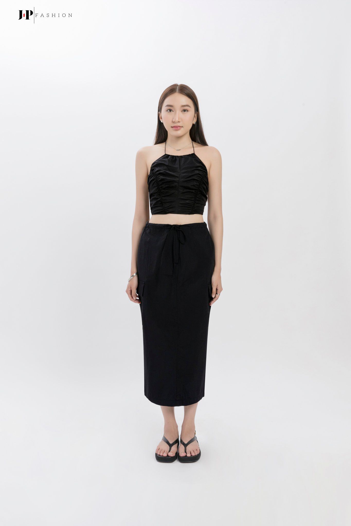 Sơ Mi Dây Cổ Yếm 10510457