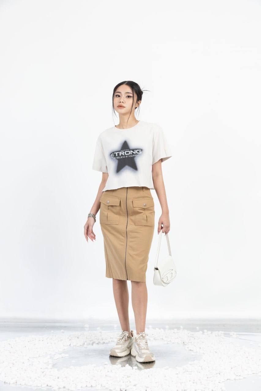 Áo Thun Chữ Croptop 10209250