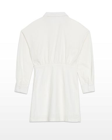Đầm Liền Sơ Mi Chiết Eo 11011406