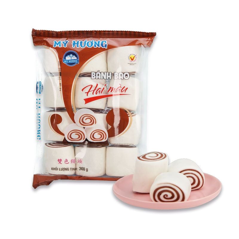  Bánh bao hai màu 