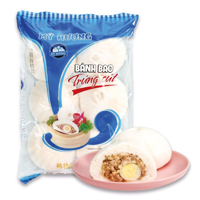  Bánh Bao Trứng Cút 