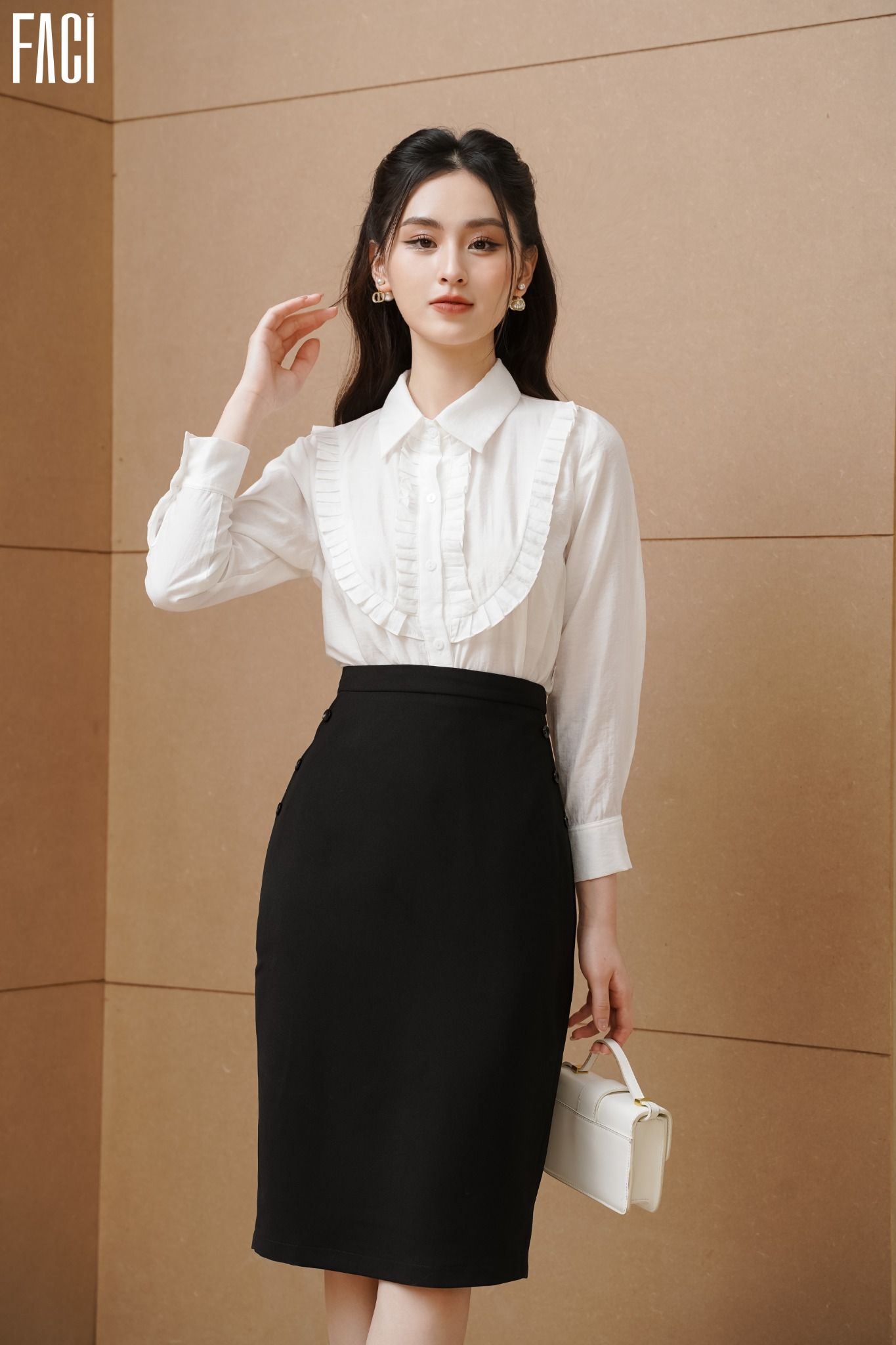 CHÂN VÁY CÔNG SỞ NỮ ĐẸP 023 CỰC HOT  Phú Hoàng Uniform