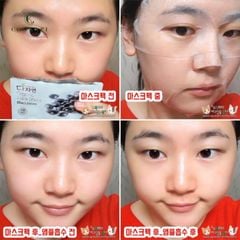 Mặt Nạ Đậu Đen Hữu Cơ Cải Thiện Nếp Nhăn All Natural Mask Sheet Blackbean 25ml