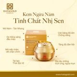  Kem Dưỡng Trắng Da Ngừa Nám Nano Vàng  (Tinh chất Nhị Sen) | Whitening and Melasma Solution Cream - KL:30g (Tặng 1 Serum Tinh Chất Vàng 24K: 5ml) 