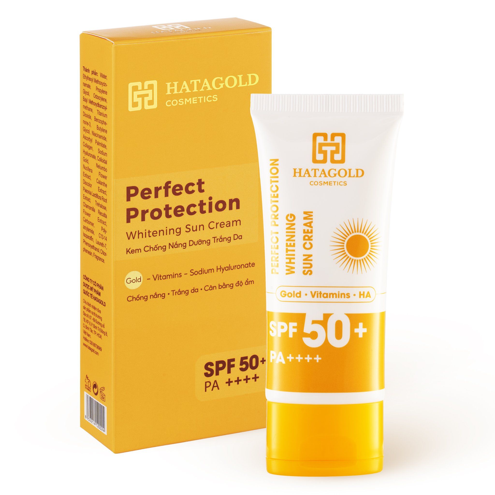  Kem Chống Nắng Cúc La Mã SPF50+ | Perfect Protection Whitening Sun Cream SPF 50+ PA++++ - KL:60g 