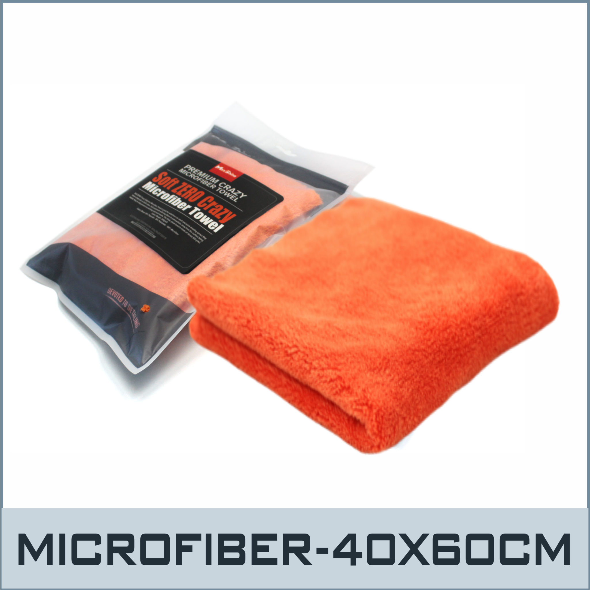 10104060O- Khăn Lau Sợi Microfiber-Loại Bỏ Wax-40X60Cm