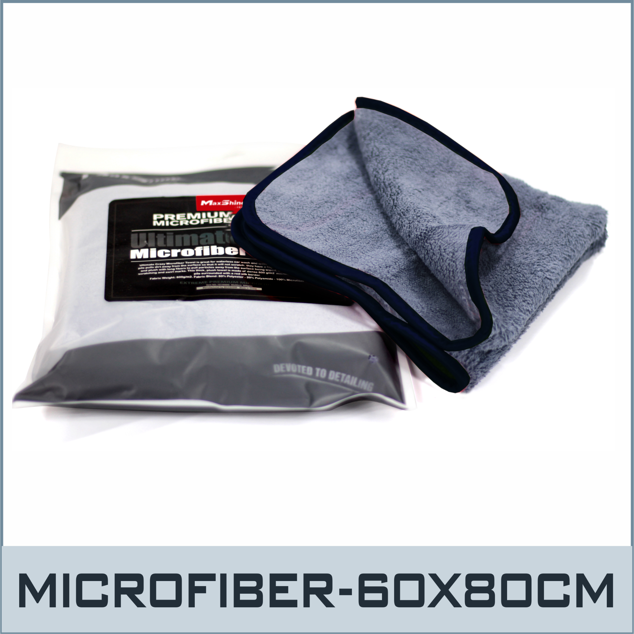 1016080G- Khăn Lau Sợi Microfiber-Lau Khô Bề Mặt Lớn-60X80Cm