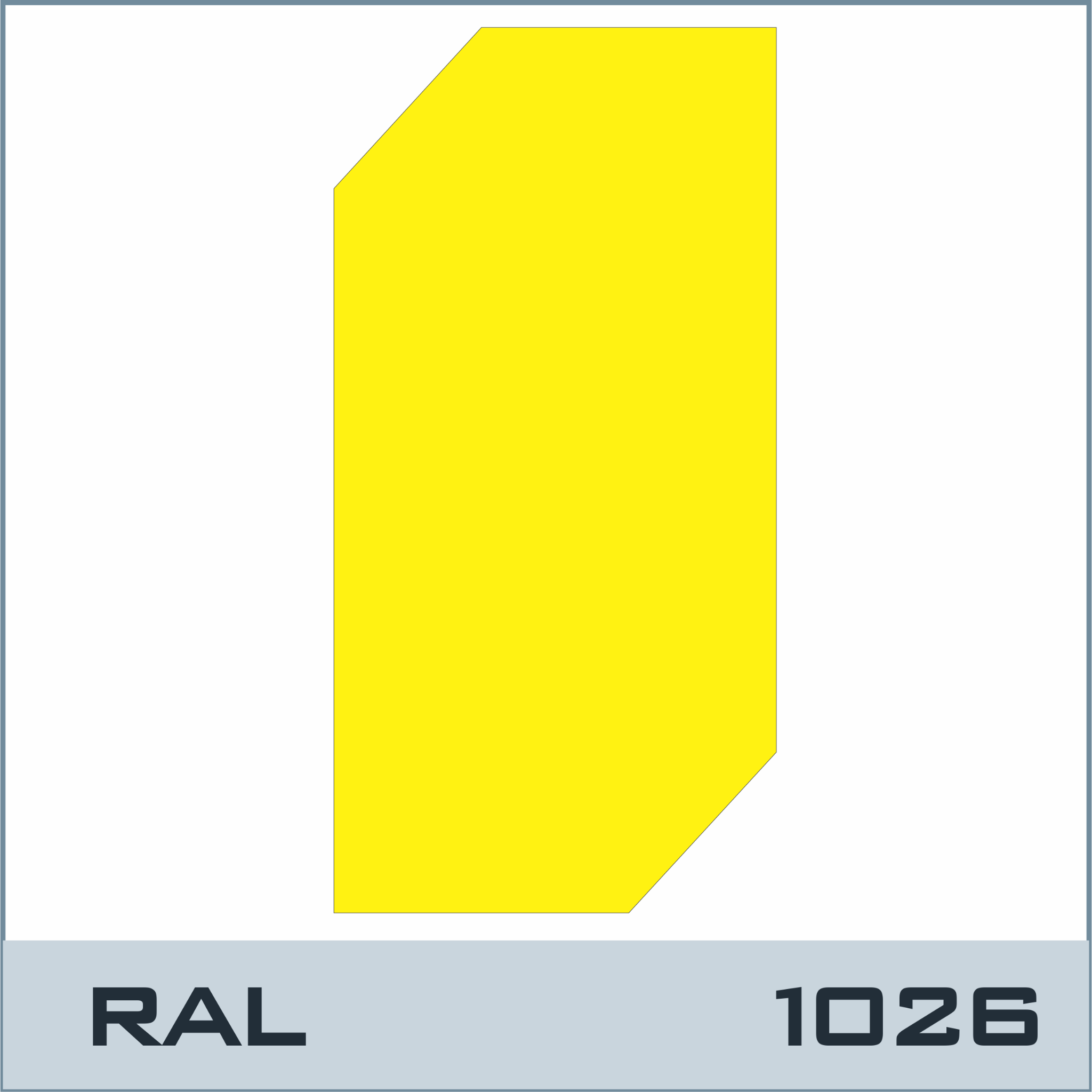 RAL-1026- Luminous Yellow