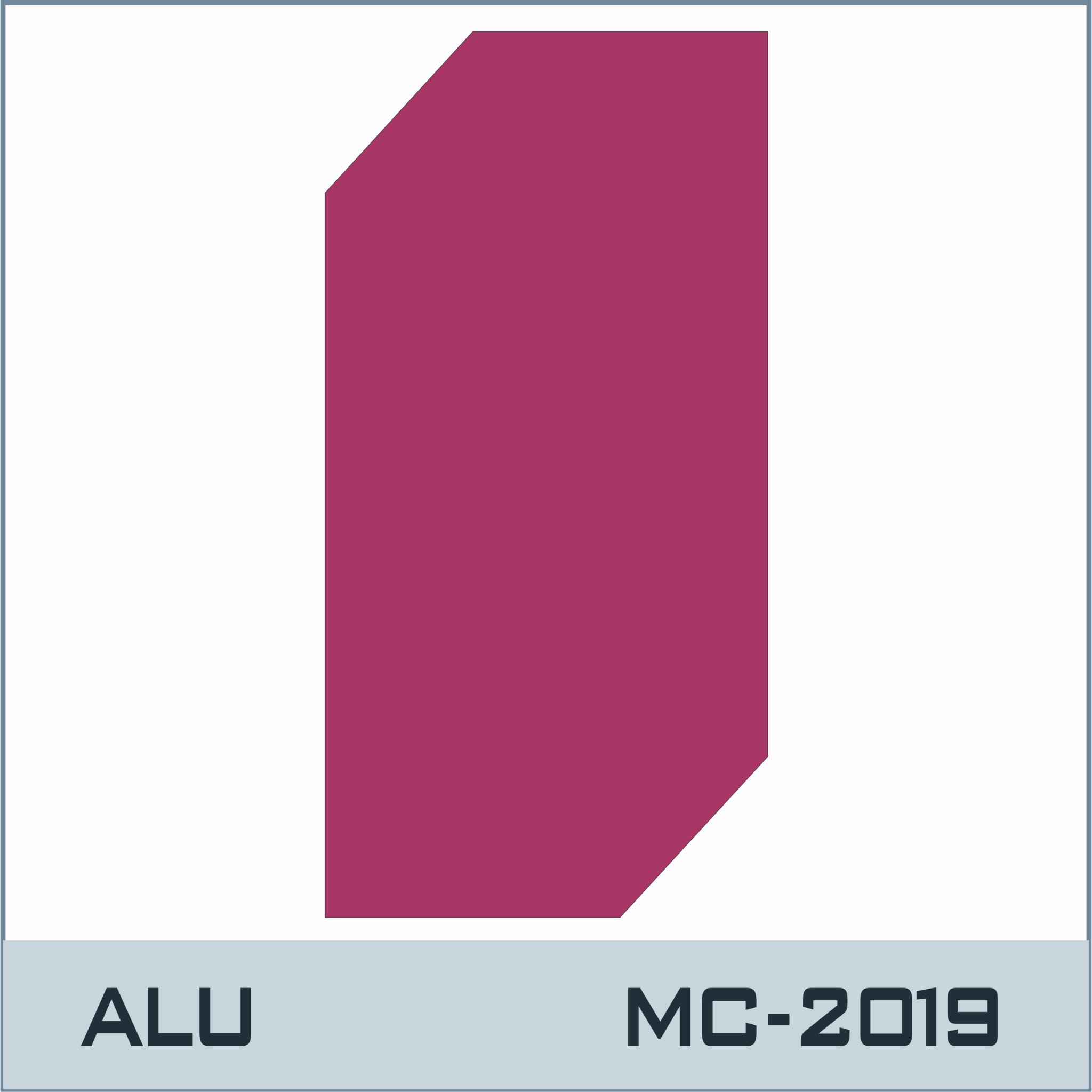 MC-2019- Màu Alu - Đỏ Hoa Hồng Rose Red