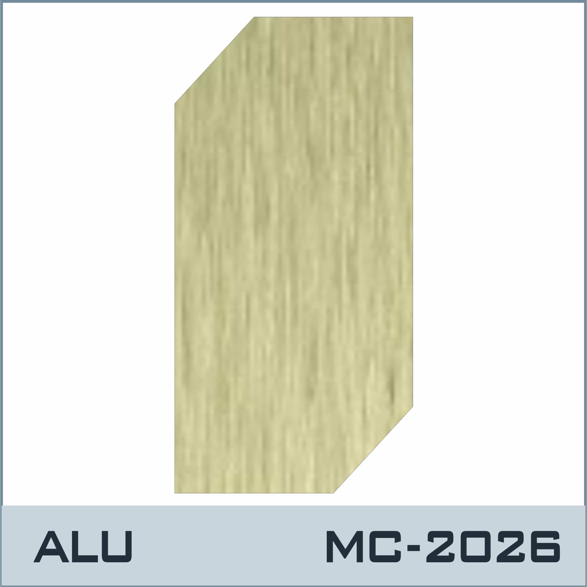 MC-2026- Màu Alu - Vàng Gold Xước Golden Brushed