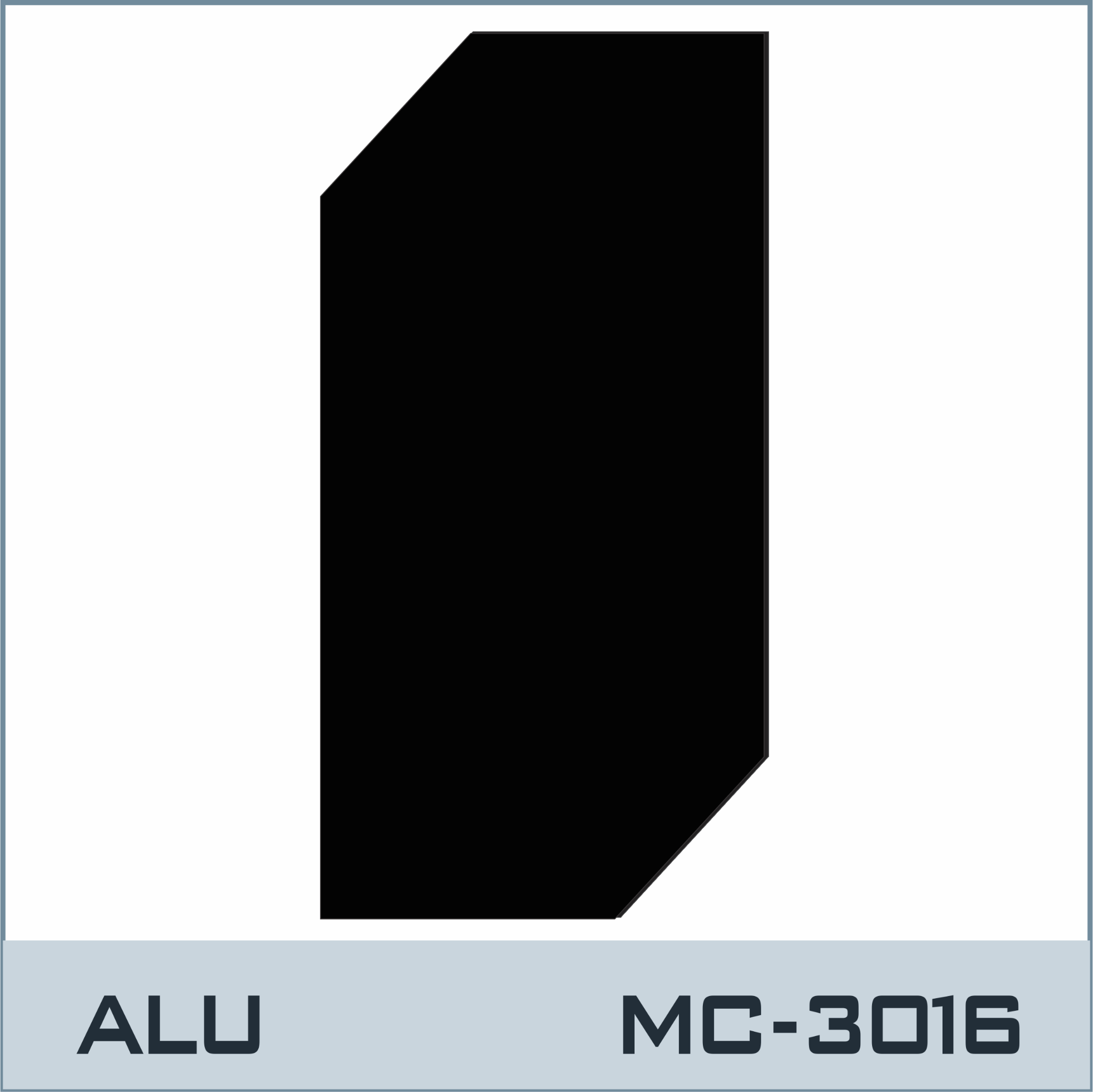 MC-3016- Màu Alu - Đen Black