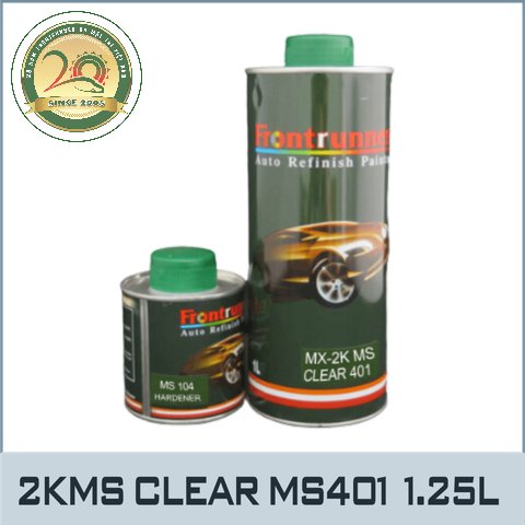 MX-MS401 - Dầu Bóng 2K Nhanh Khô Độ Nhớt Thấp  -  Bộ 1.25L