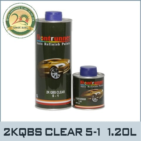 MX-QBS5-1 - Dầu Bóng 2K Nhanh Khô Kinh Tế - QBS Clear 51 - Bộ 1.2L