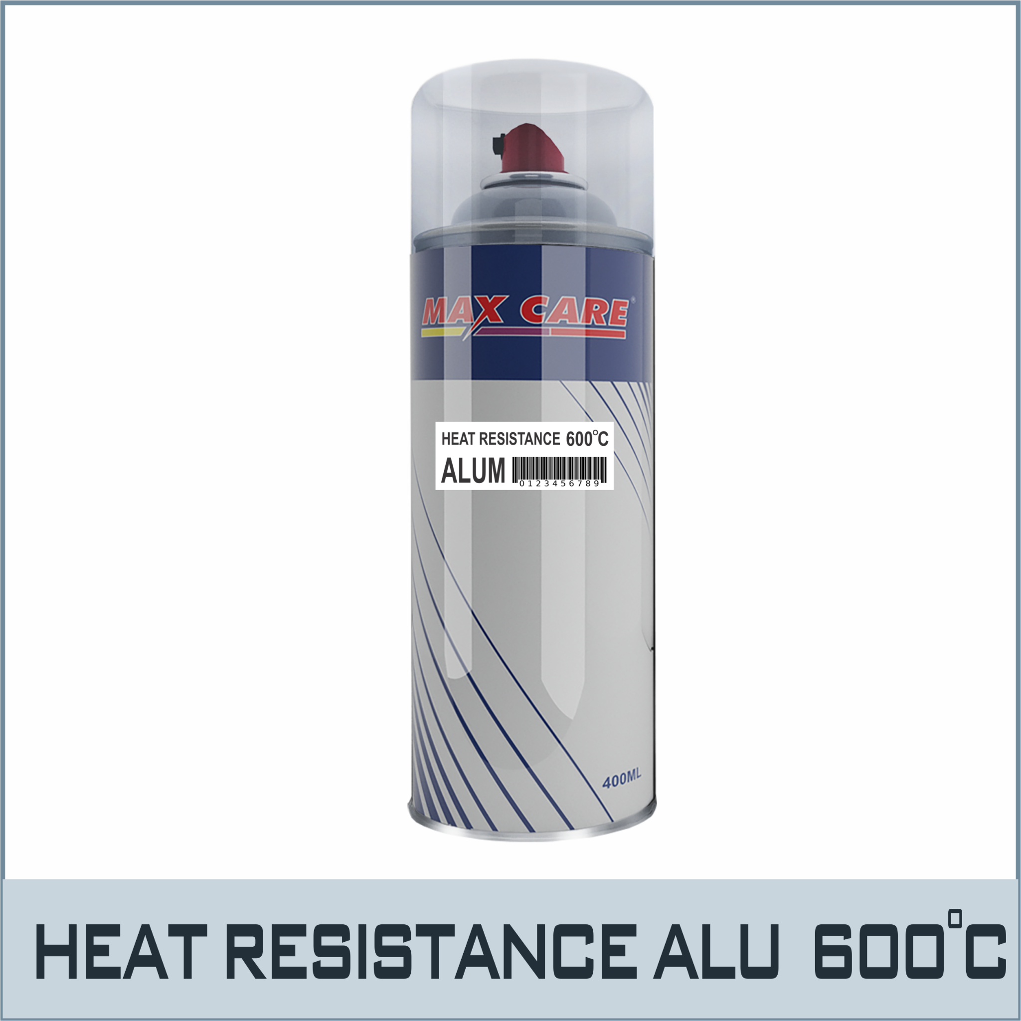 Chai xịt sơn bạc chịu nhiệt XGM-HRA600 -Heat Resistance Aluminim 600°C-400ml