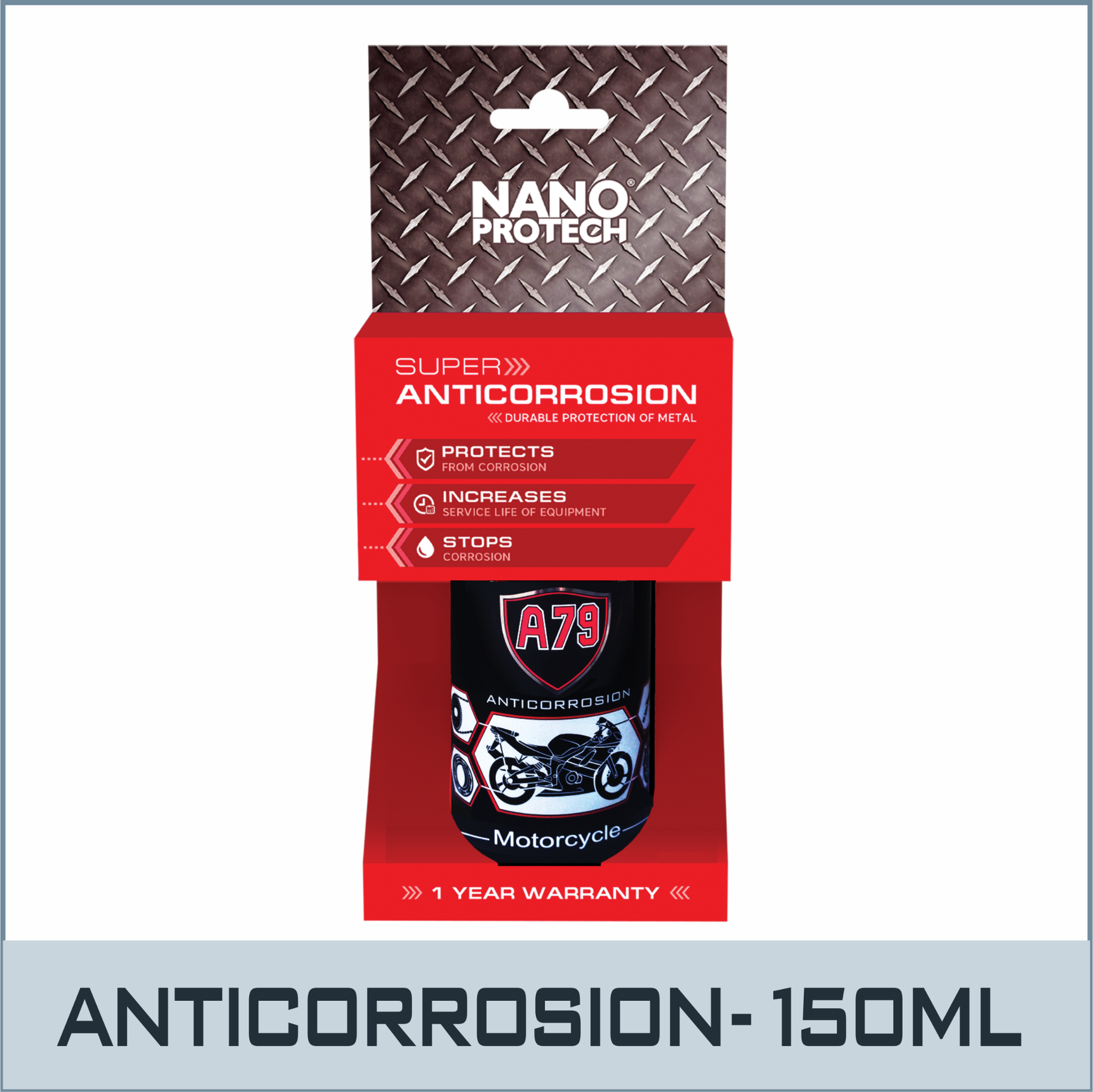 NNA-ANC- Nano Siêu Chống Ăn Mòn Cho  Mô Tô-A79-150ml