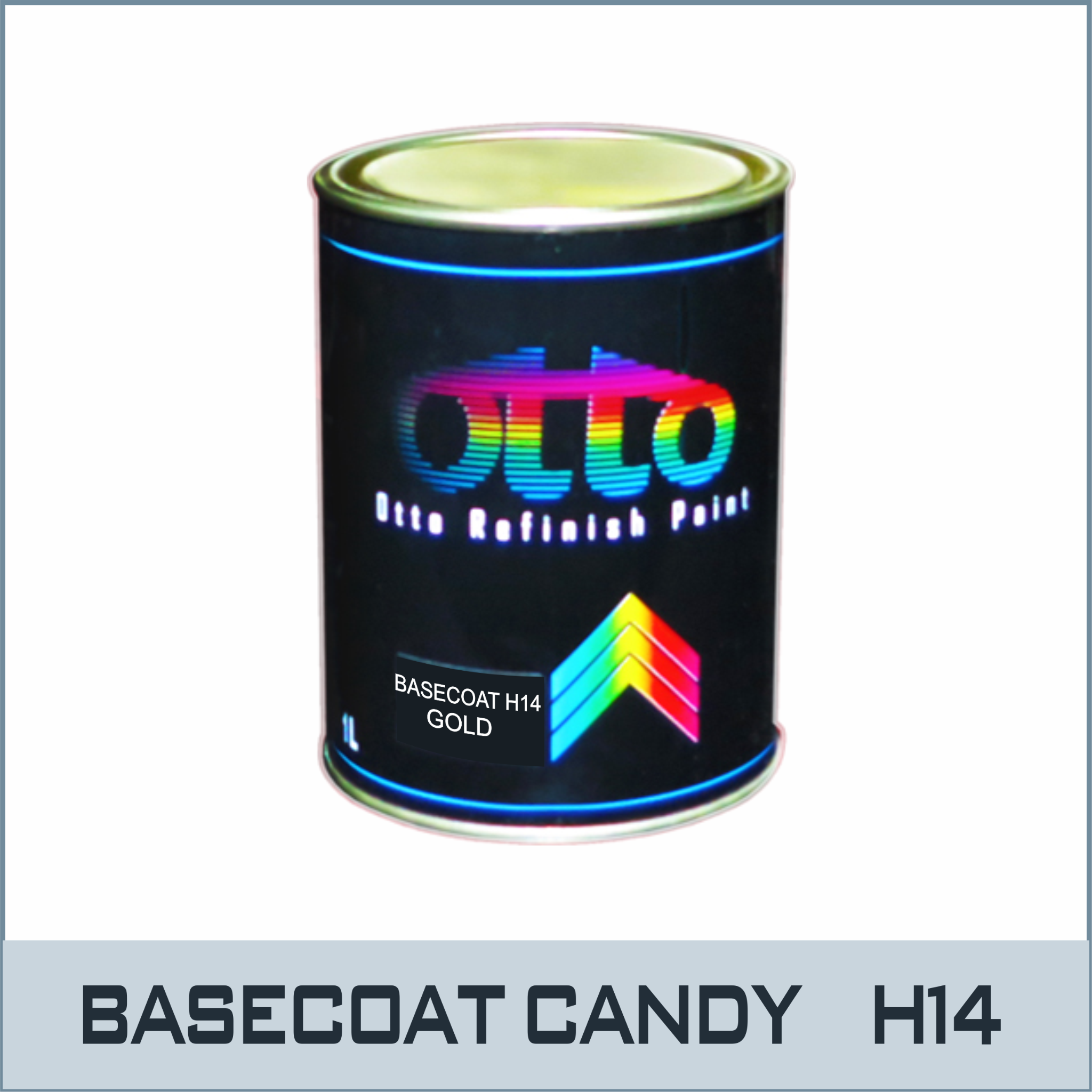 OTTO-H14 - Màu Candy Phủ Bóng Vàng Gold - Basecoat Otto Candy Gold - H14