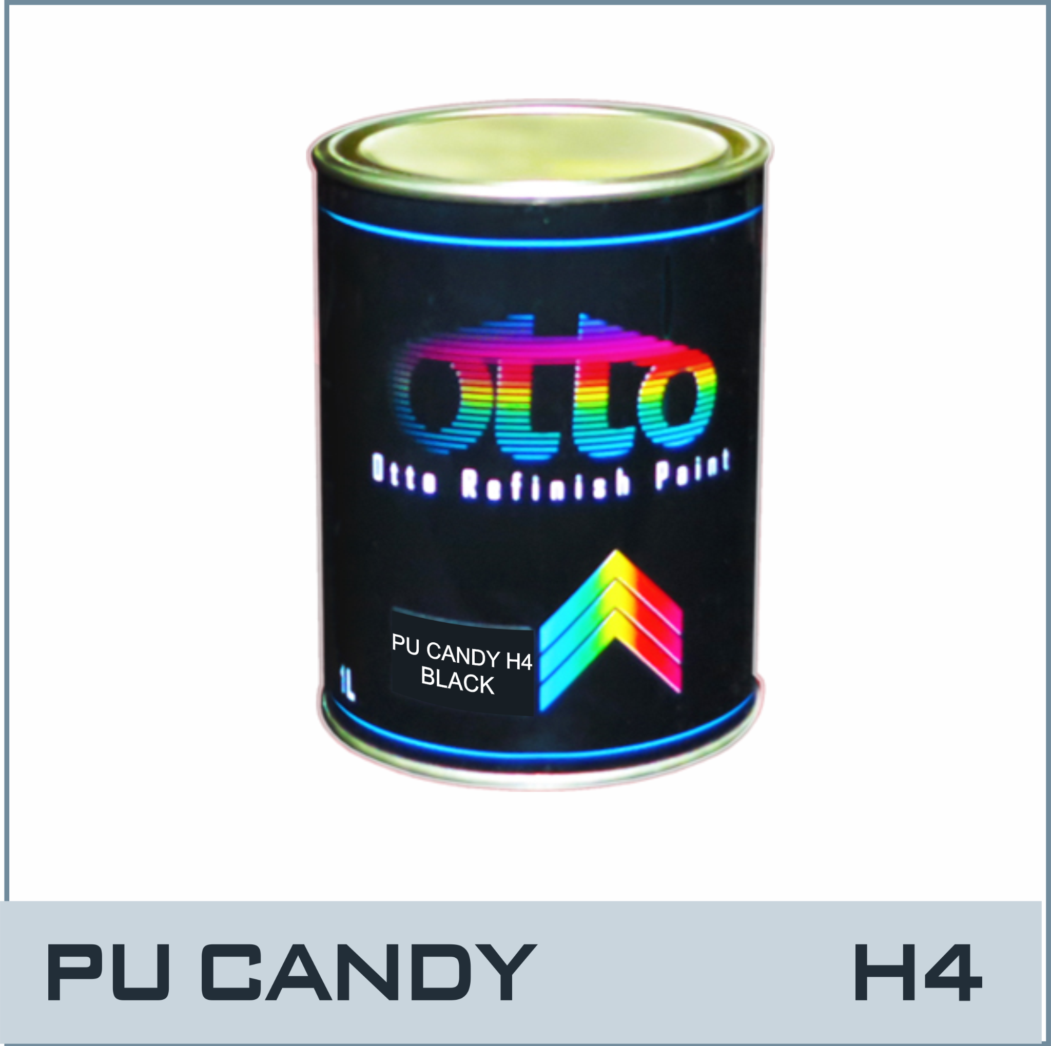 OTTO-PUCBL - Màu Candy Phủ bóng  - Otto Phủ bóng Candy Black (H4)
