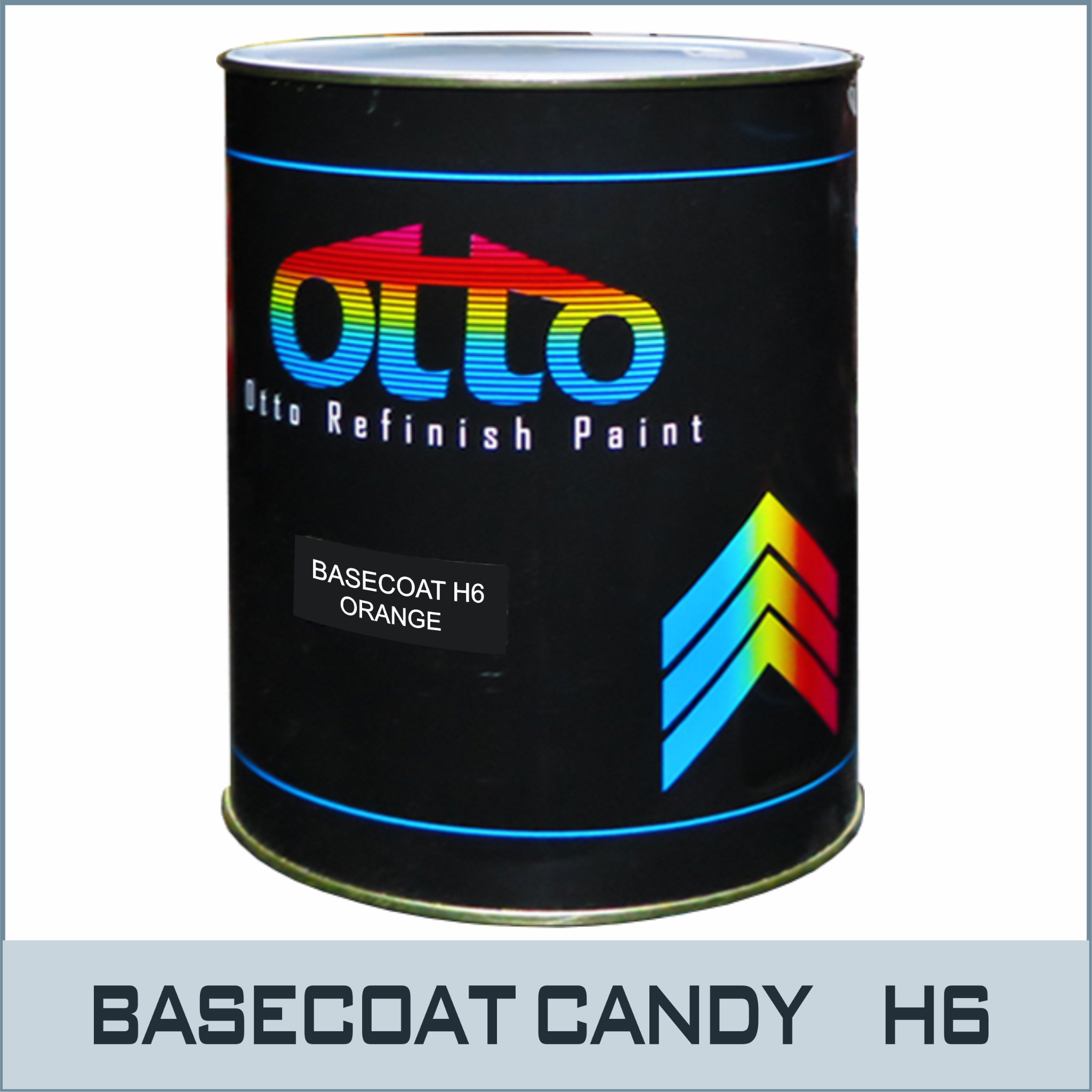 OTTO-H06-4L- Màu Candy Phủ Bóng Cam - Basecoat Candy Orange