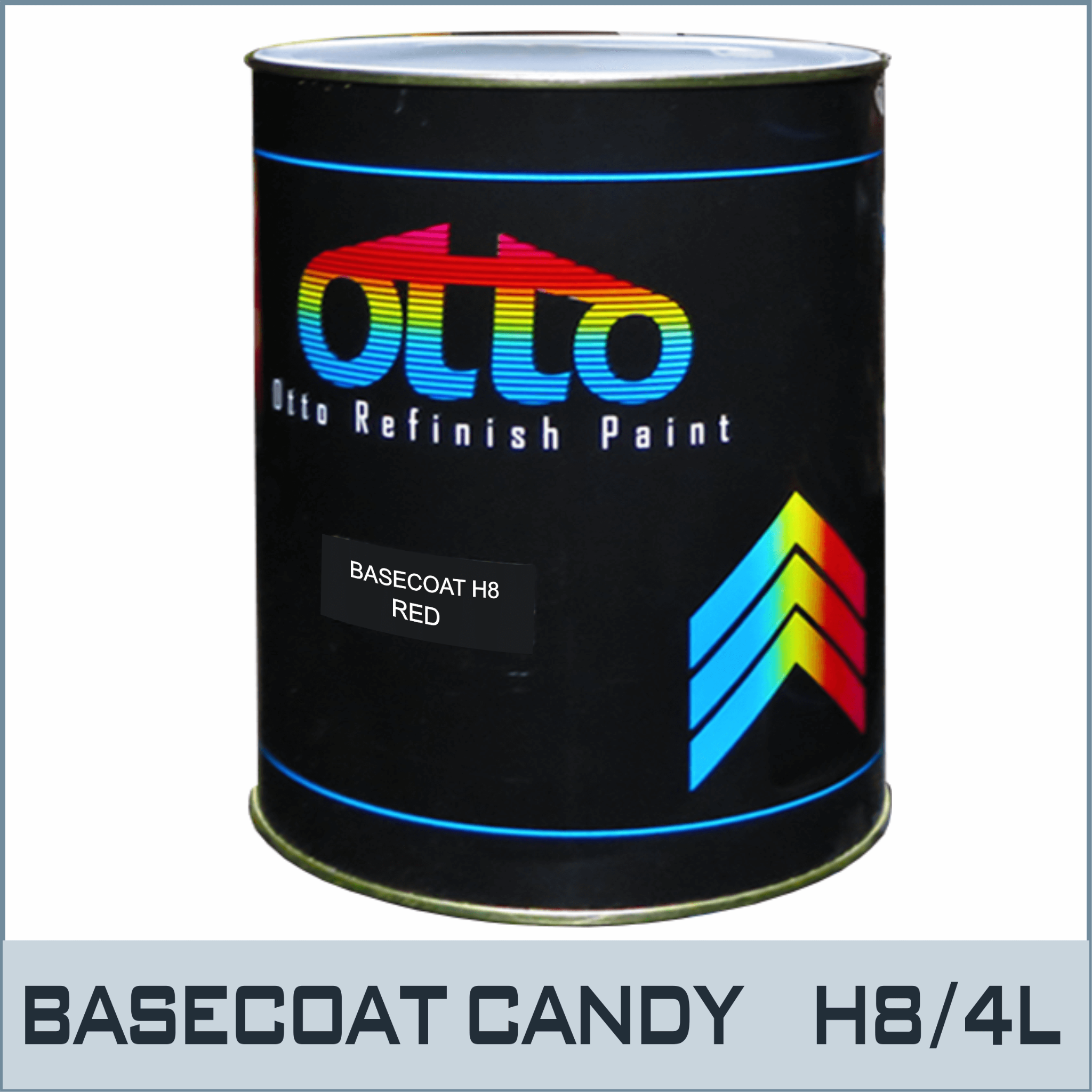 OTTO-H08-4L-Màu Candy Phủ Bóng Đỏ - Basecoat Candy Red - H08(4L)