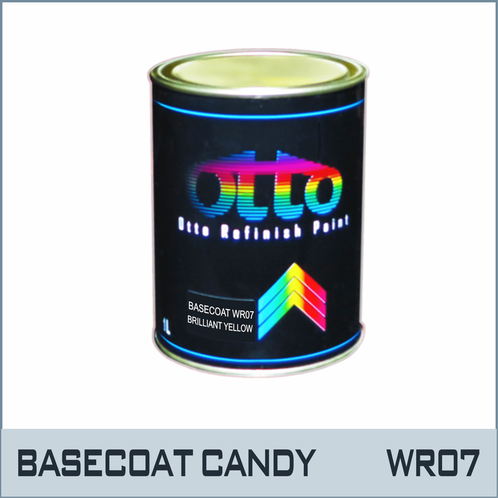 OTTO-WR07 - Màu Candy Phủ bóng Vàng Basecoat Otto Candy Brilliant Yellow-WR07
