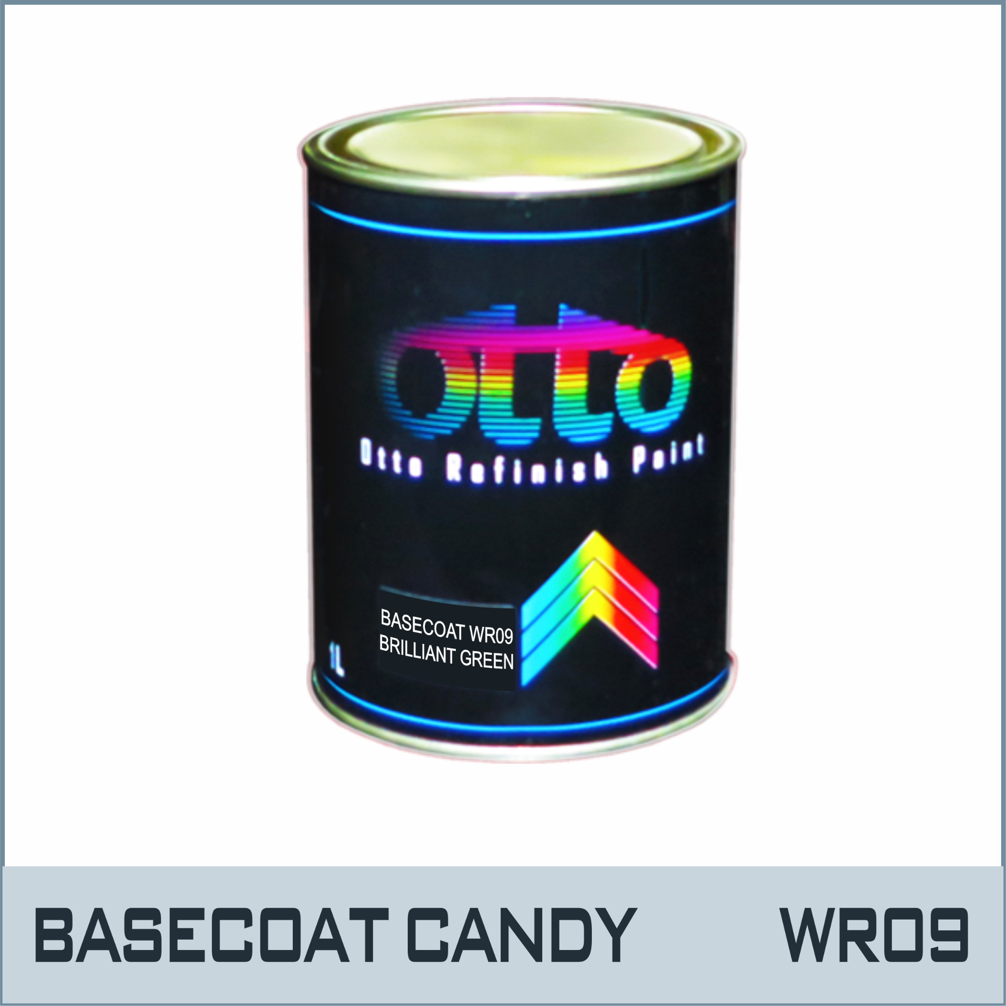 OTTO-WR09 - Màu Candy Phủ bóng Xanh Lá Basecoat Otto Candy Brilliant Green-WR09