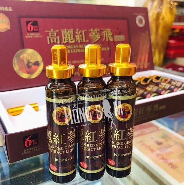 Nước Hồng Sâm Nhung Hươu Hàn Quốc KGS Hộp 10 Ống x 20ml