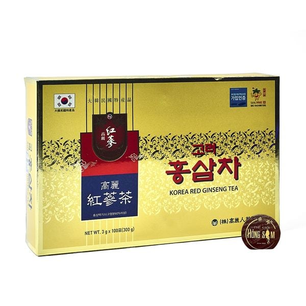 Trà Hồng Sâm Buleebang Hàn Quốc Hộp 100 Gói x 3g