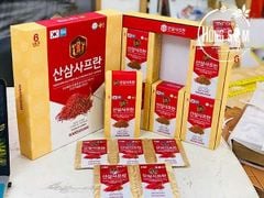 Nước Hồng Sâm Chiết Xuất Sâm Núi Saffron Hansusam 30 Gói x 50ml