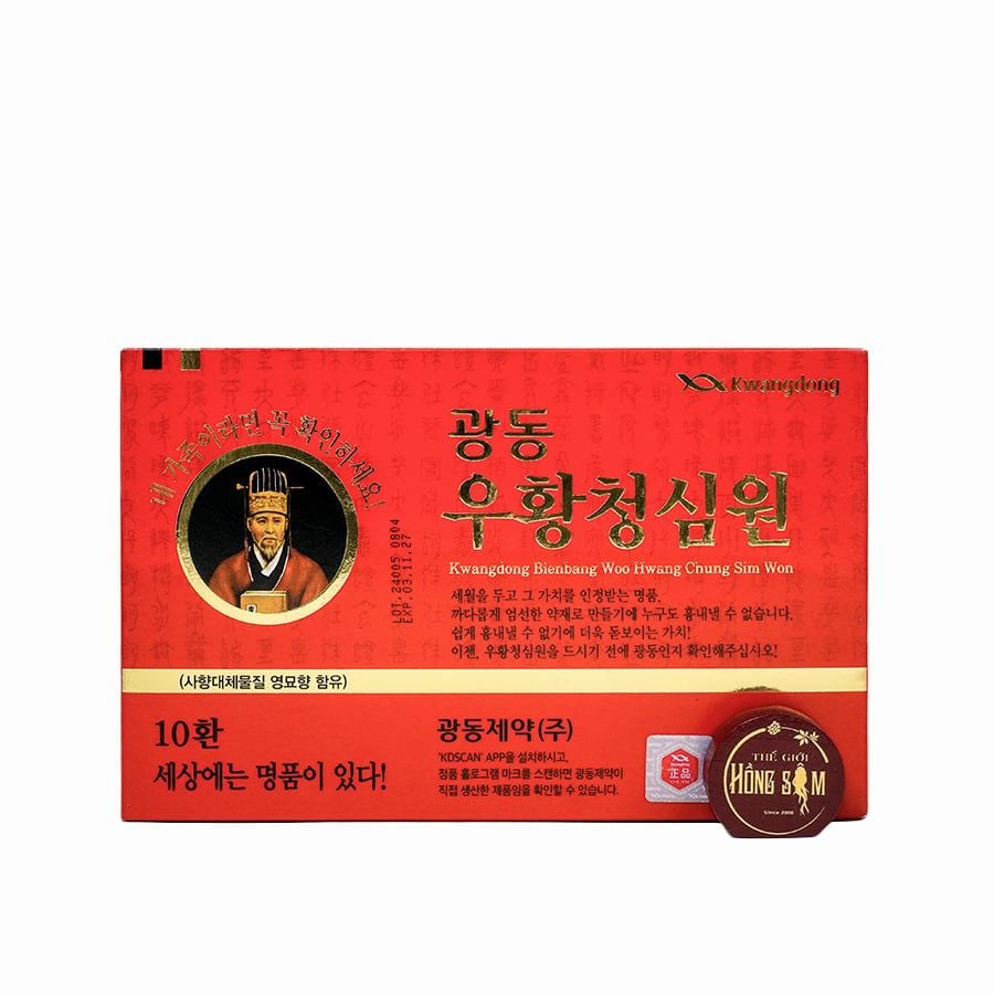An Cung Ngưu Vũ Hoàng Thanh Tâm Chính Hãng Kwangdong Hàn Quốc