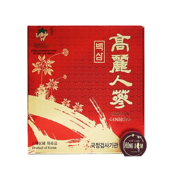 Bạch Sâm Củ Khô Hàn Quốc Túi 300g