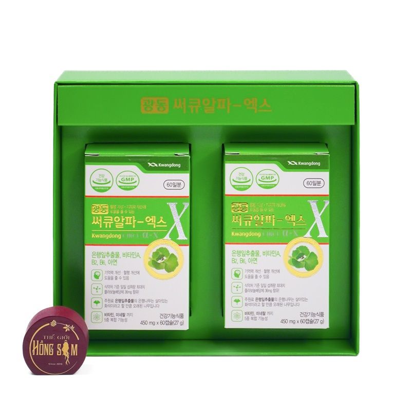 Viên Uống Bổ Não Hàn Quốc Kwangdong Hộp 120 viên