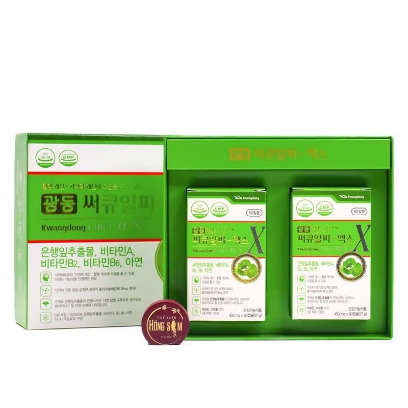 Viên Uống Bổ Não Hàn Quốc Kwangdong Hộp 120 viên