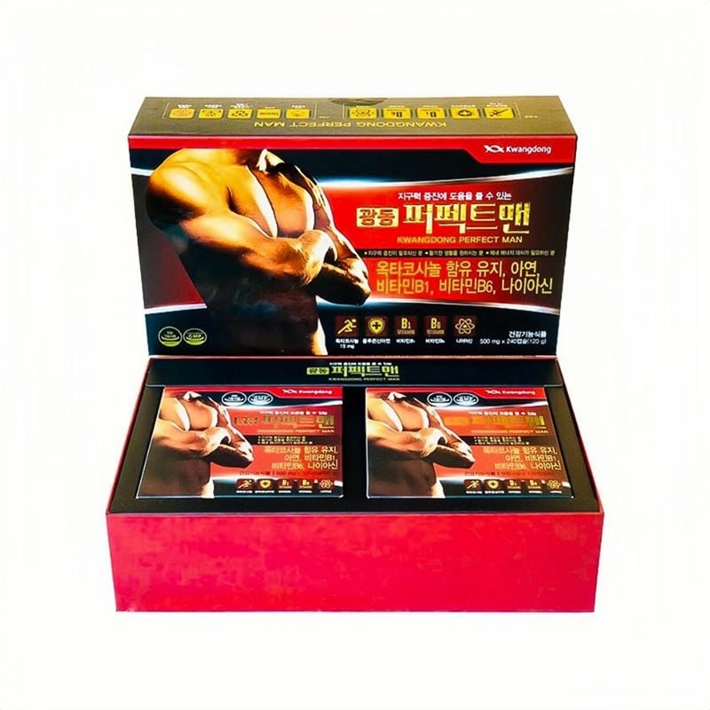 Viên Uống Bổ Thận Tráng Dương Kwangdong Perfect Man 240 viên