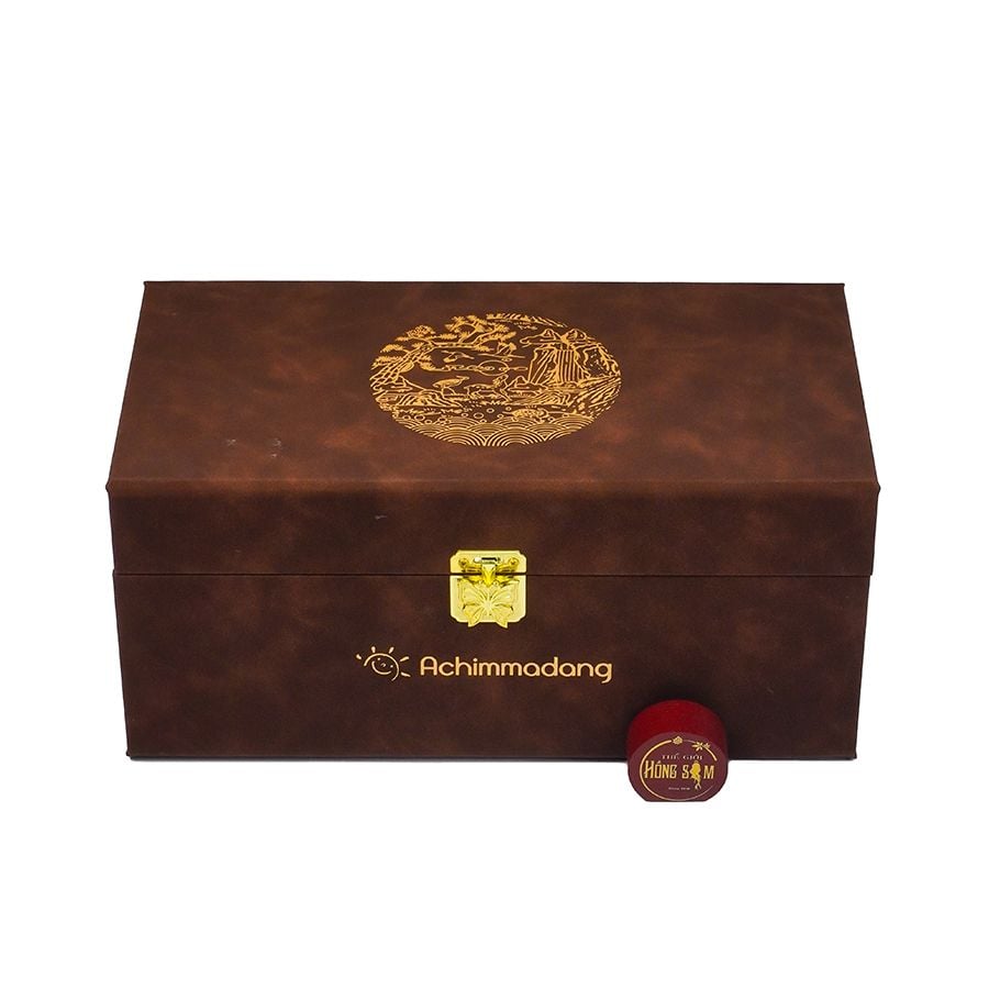 Cao Hắc Sâm Đông Trùng Hạ Thảo Achimmadang Hàn Quốc Hộp 2 Lọ x 500g (Mẫu 1)