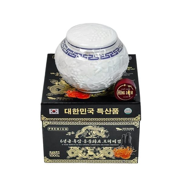 Cao Hắc Sâm Đông Trùng Hạ Thảo IRE Hàn Quốc Hộp 1000g