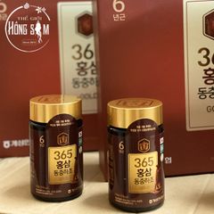 Cao Hồng Sâm Đông Trùng Hạ Thảo 365 Hàn Quốc Hộp 2 Lọ x 240g