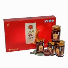 Cao Hồng Sâm Đông Trùng Hạ Thảo 365 Hàn Quốc Hộp 4 Lọ x 240g