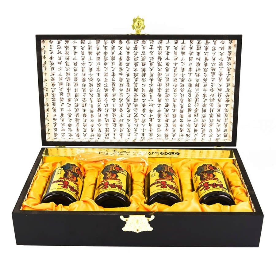 Cao Hồng Sâm hộp gỗ 250gram x 4 lọ