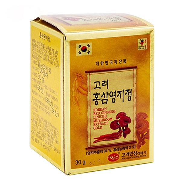 Cao Hồng Sâm Linh Chi KGS Hàn Quốc Hộp 5 Lọ x 30g